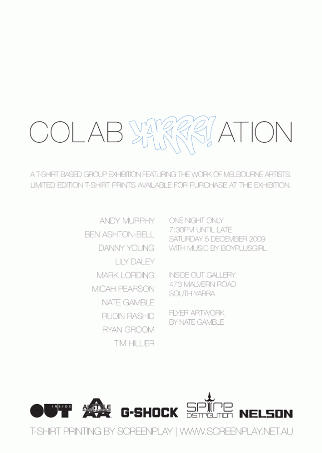 ColabYARRation Flyer Details