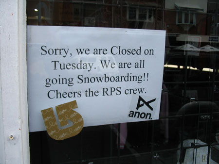 RPS Gone Snowboarding
